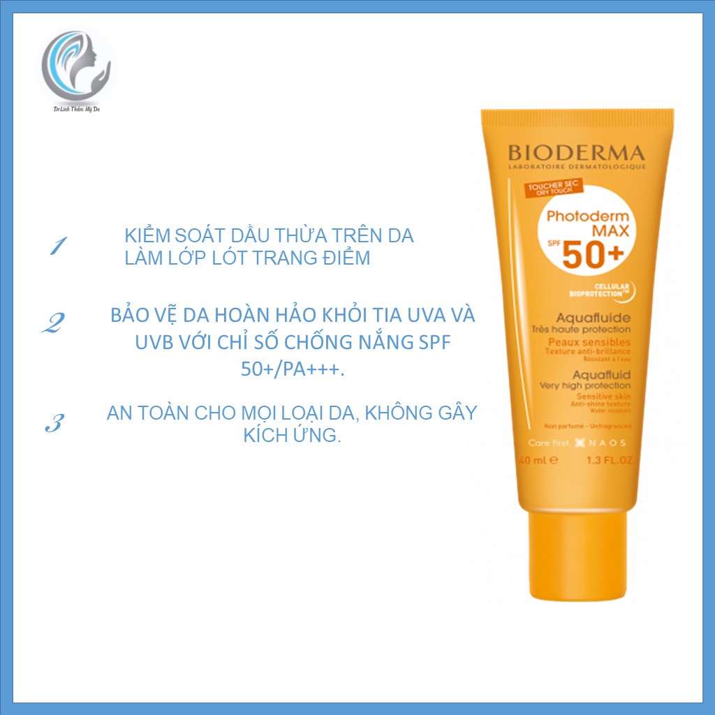 Kem chống nắng cho da dầu mụn da khô nhạy cảm Bioderma Photoferm MAX 50+ CN10