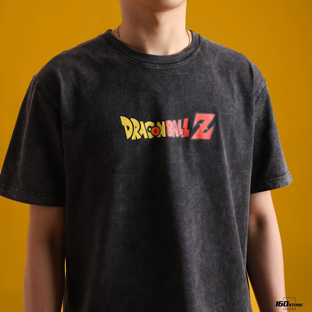 Áo Thun Nam, Áo Phông Nam Cổ Tròn BOUTON In Hình GOKU, Vải Wash, Form Regular ATEC0004 160STORE | BigBuy360 - bigbuy360.vn