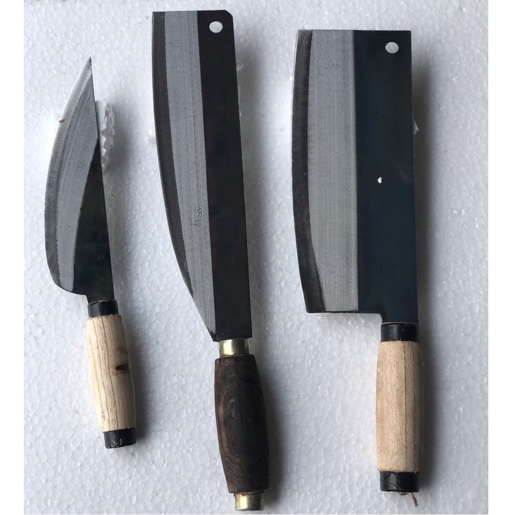 Bộ Dao Cán Gỗ Nhà Bếp