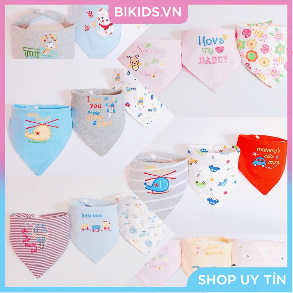 Set 3 khăn tam giác BABY