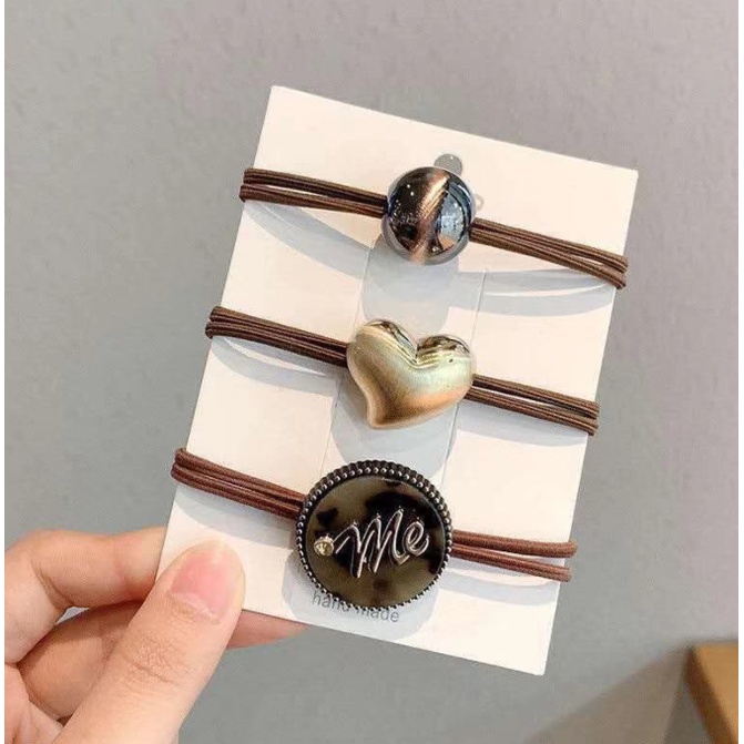 Combo 3 dây cột tóc dễ thương (T08)