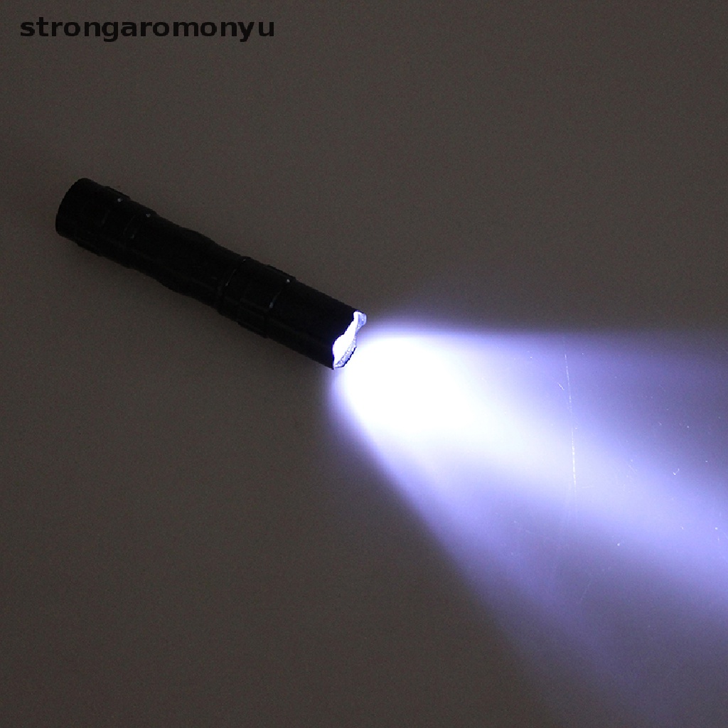 【YU】 Mini Waterproof Led Rechargeable Flashlight Torch Super Bright Light Battery .