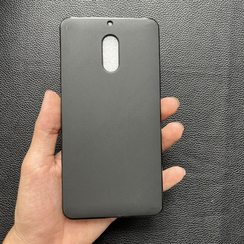 Ốp lưng Nokia 6 loại dẻo đen trơn TPU và dẻo trong nhám bền đẹp