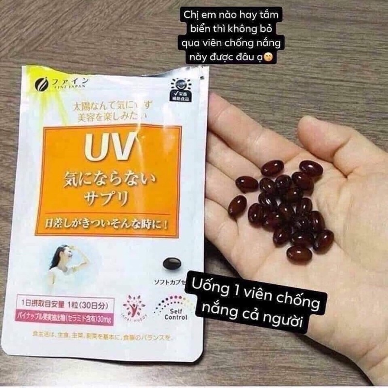 combo chống nắng Uv fine Nhật Bản