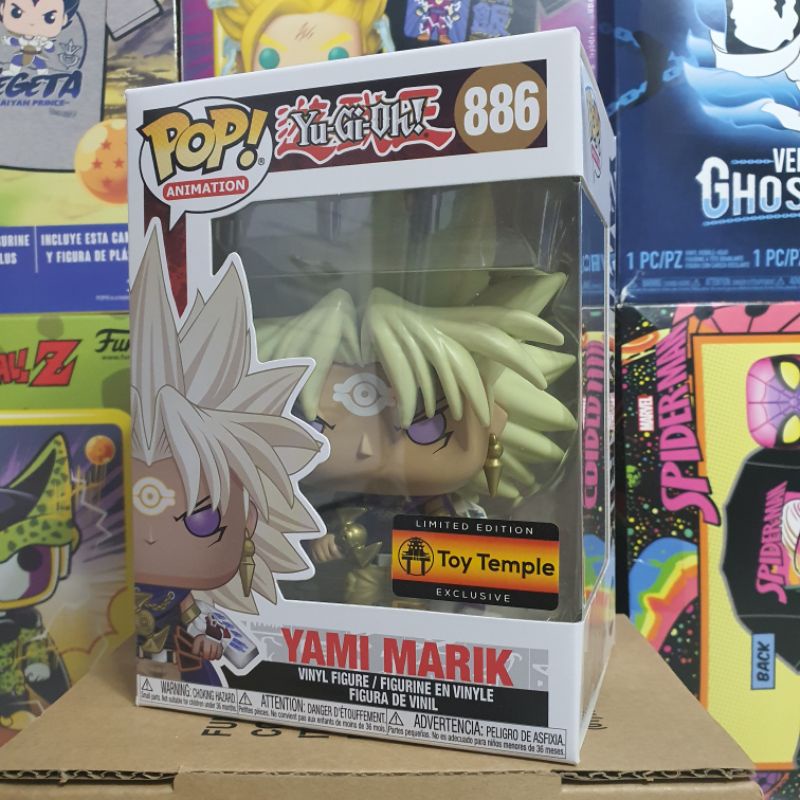 Đồ chơi mô hình funko pop 886 Yami Marik Toy Temple Sticker - Yugi-oh