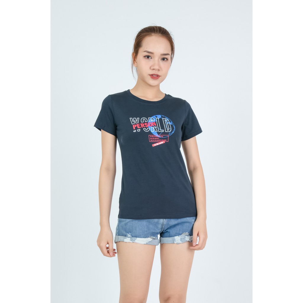 [Mã LT50 giảm 50k đơn 250k] Áo Thun Nữ GAVANI_Be The World