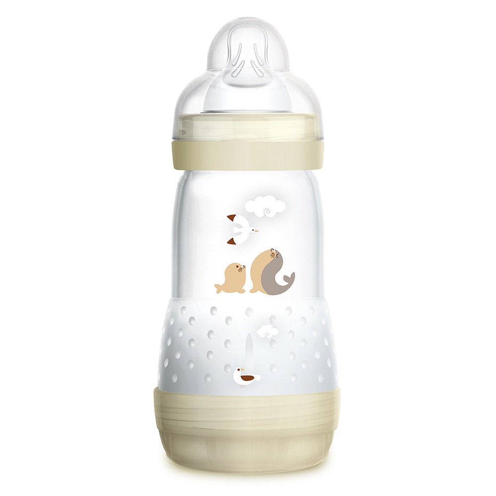 Combo 2 Bình sữa Mam Easy Start Anticolic 260ml - Trắng kem