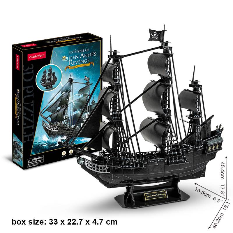 Mô hình giấy 3D CubicFun Tàu cướp biển Phiên Bản Mới