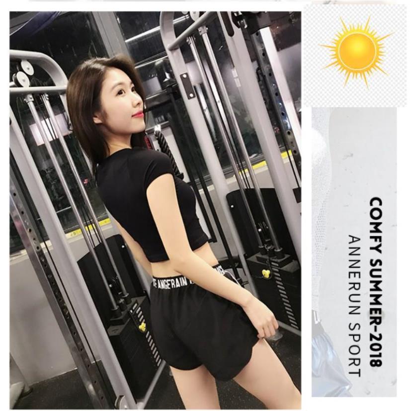 💗👆 Áo thun phông Croptop ngắn thể thao nữ Califa (Đồ tập gym,yoga) (Không Quần) - Cửa hàng Việt Nam - Livan Sport 💗👆