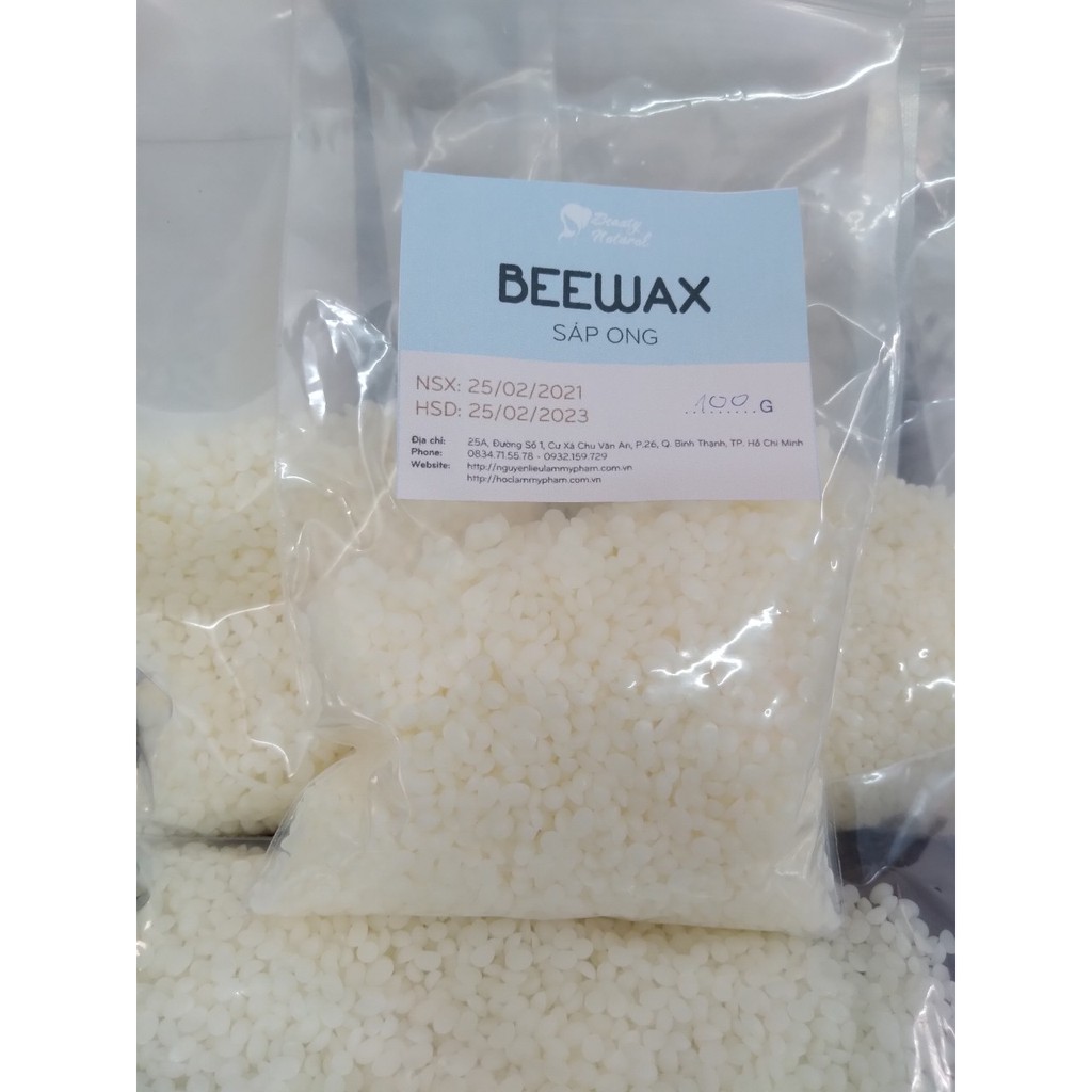 Sáp ong trắng (White Beewax) - 10g/50g/100g/500g/1Kg - Nguyên liệu mỹ phẩm