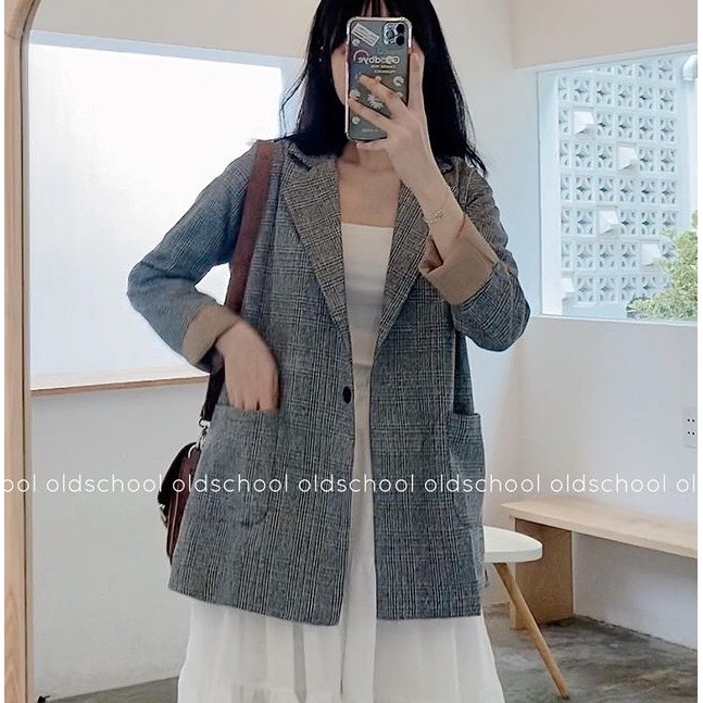 ÁO KHOÁC BLAZER NỮ, ÁO VEST KHOÁC NGOÀI BLAZER 2 LỚP | BigBuy360 - bigbuy360.vn