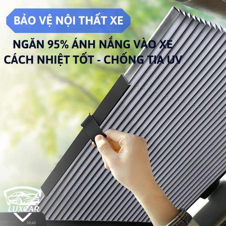 Rèm che nắng kính lái ô tô | Chất liệu cách nhiệt siêu tốt,chống nóng hiệu quả