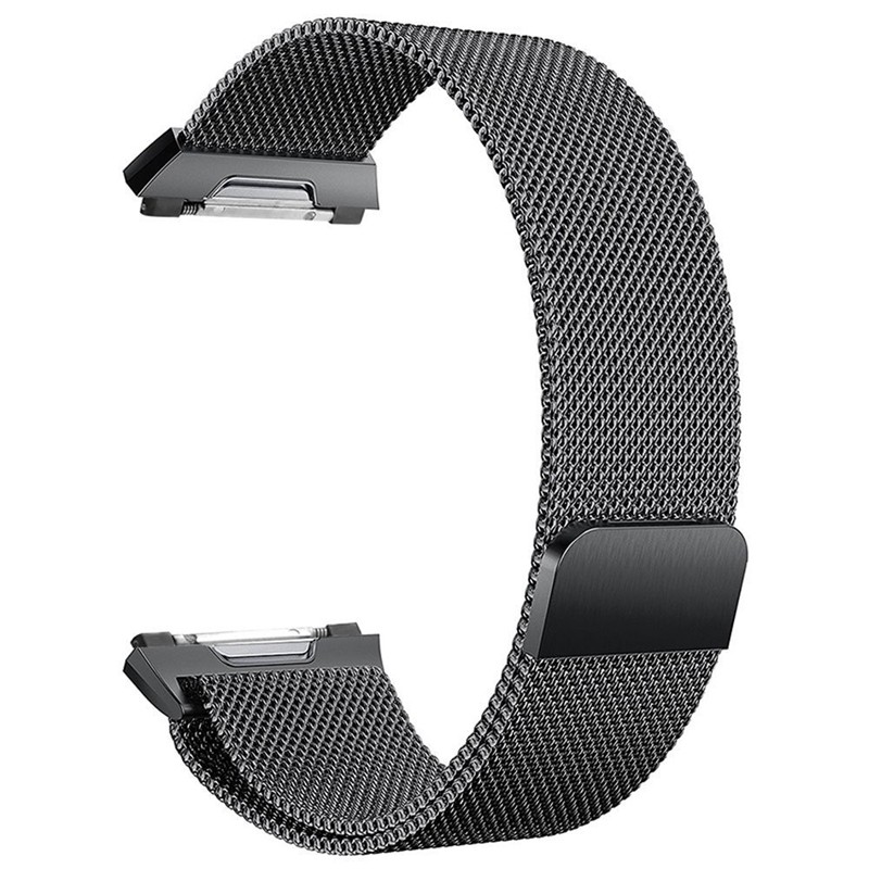 Dây Đeo Thay Thế Chất Liệu Thép Không Gỉ Thiết Kế Dạng Lưới Cho Fitbit Ionic