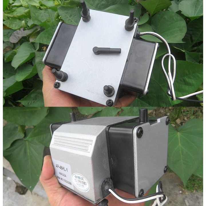 Máy sục khí Hailea điện áp 110v hoặc 220v, 32w, 50 lít khí/phút, nặng khoảng 2kg