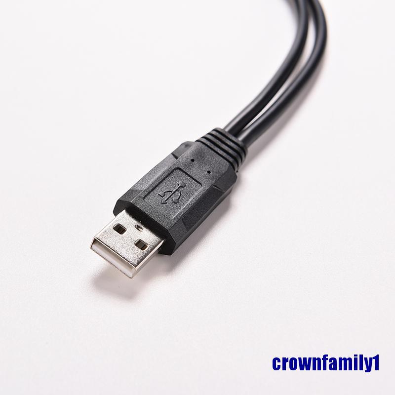 Giắc Cắm Usb 2.0 A Male Sang 2 Dual Usb Female C P Chia &lt; Crownfamily1 &gt;