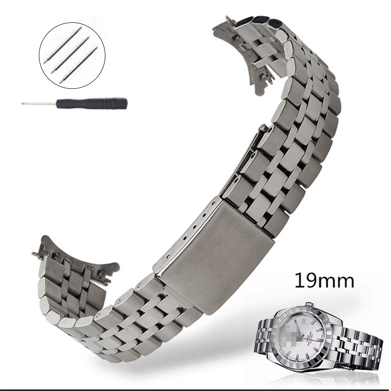 Dây Đeo Đồng Hồ Bằng Thép Không Gỉ 19mm Cao Cấp