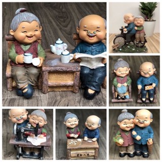 Bộ tượng trang trí ông bà tôi (12 mẫu) Decor trang trí