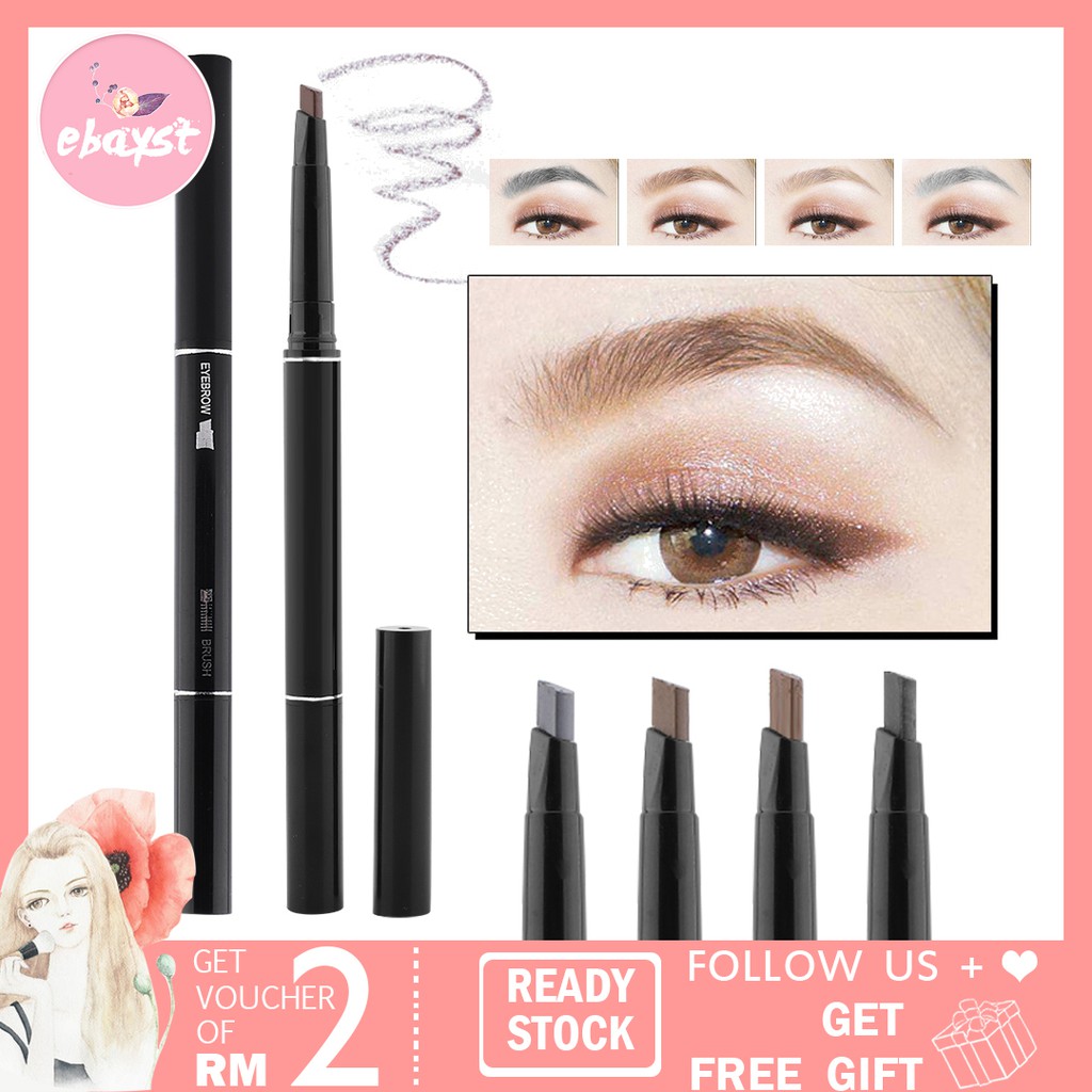 (hàng Mới Về) Chì Kẻ Lông Mày Hai Đầu Xoay Tự Động Chống Thấm Nước
