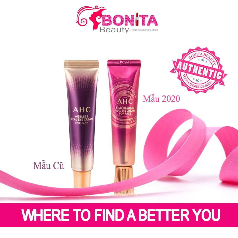 [MẪU MỚI] KEM DƯỠNG MẮT AHC SEASON 7 ANGELESS REAL EYE CREAM FOR FACE