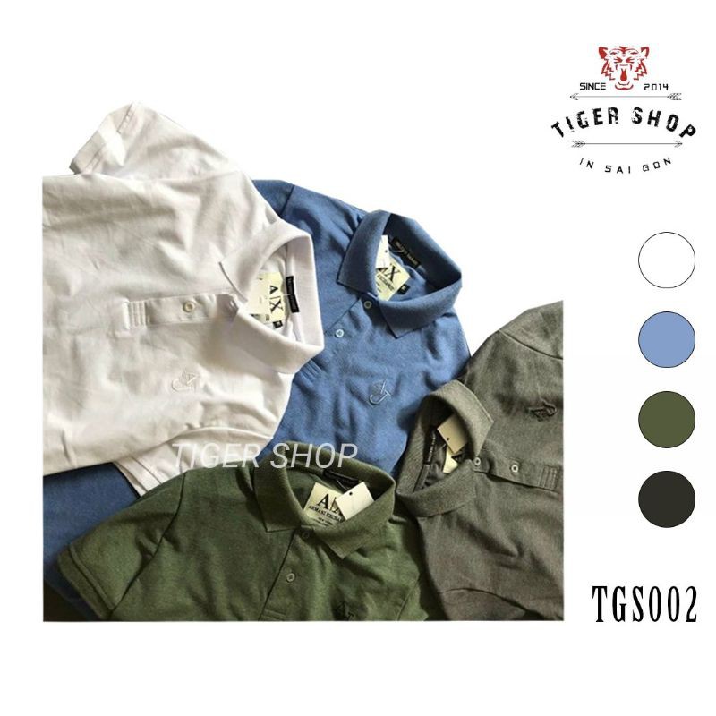 Áo thun nam ngắn tay có cổ logo đẹp tigershop Tgs024 | BigBuy360 - bigbuy360.vn