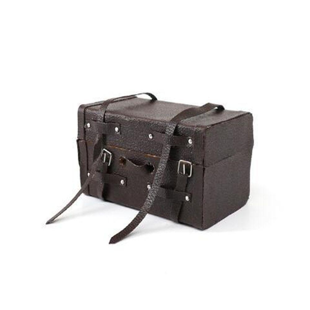 Mô Hình Va Li Mini Bằng Da Và Gỗ Tỉ Lệ 1: 12 Dùng Để Trang Trí Nhà Búp Bê