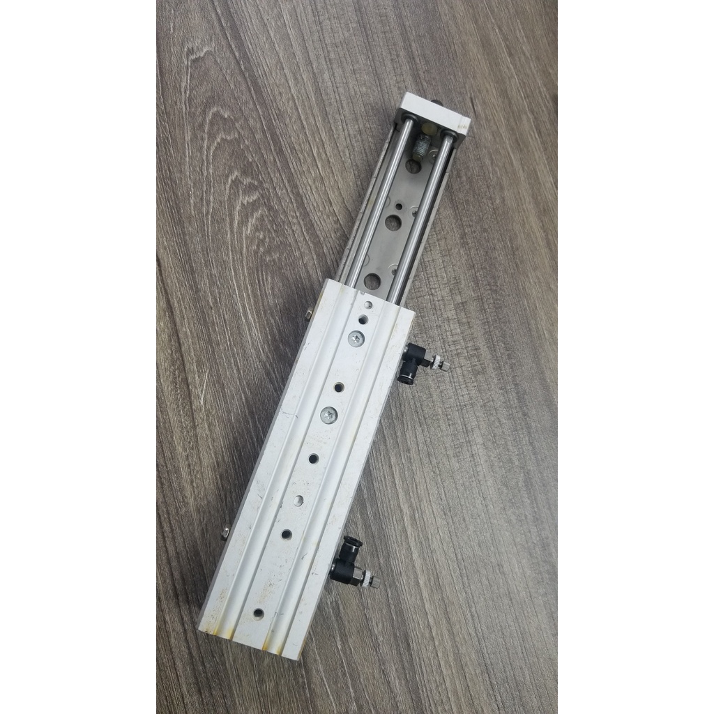 Xy lanh trượt SMC  MXQ12A-100ZF hành trình 100mm + Tặng đầu nối khí nén