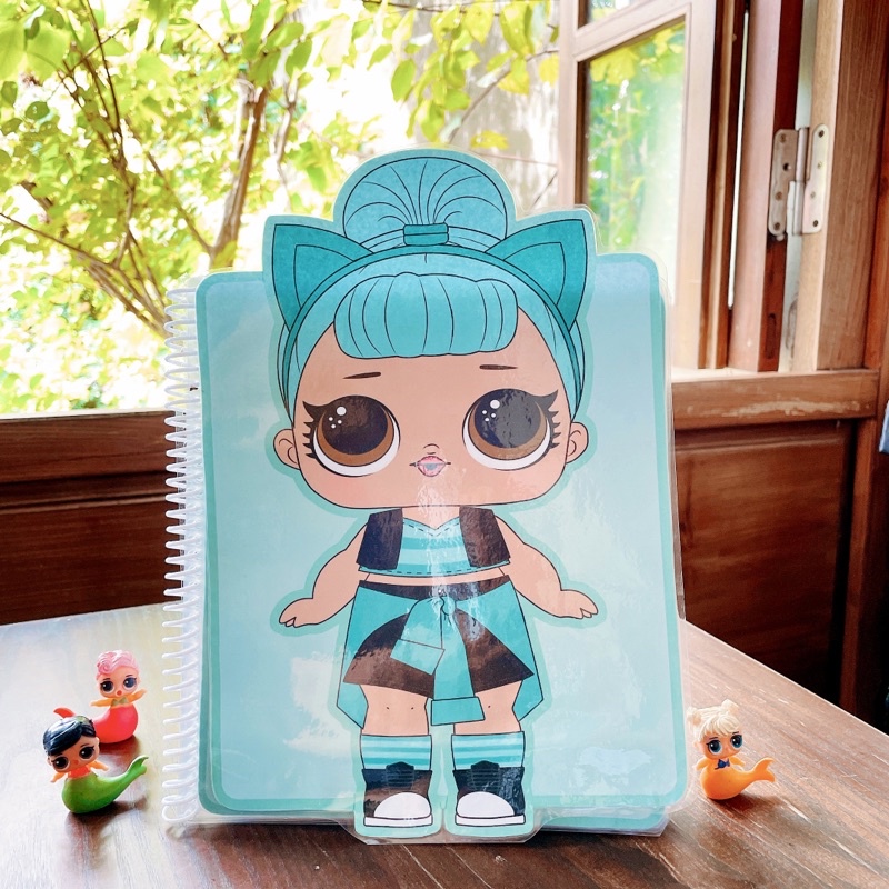 - Bộ sưu tập thời trang Lol suprise, học liệu thay quần áo búp bê, bóc dán montessori