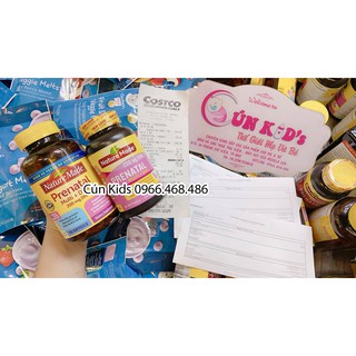 (ORDER AMAZON)  Vitamin tổng hợp bầu Mỹ - Prenatal + DHA 200ml: 150v