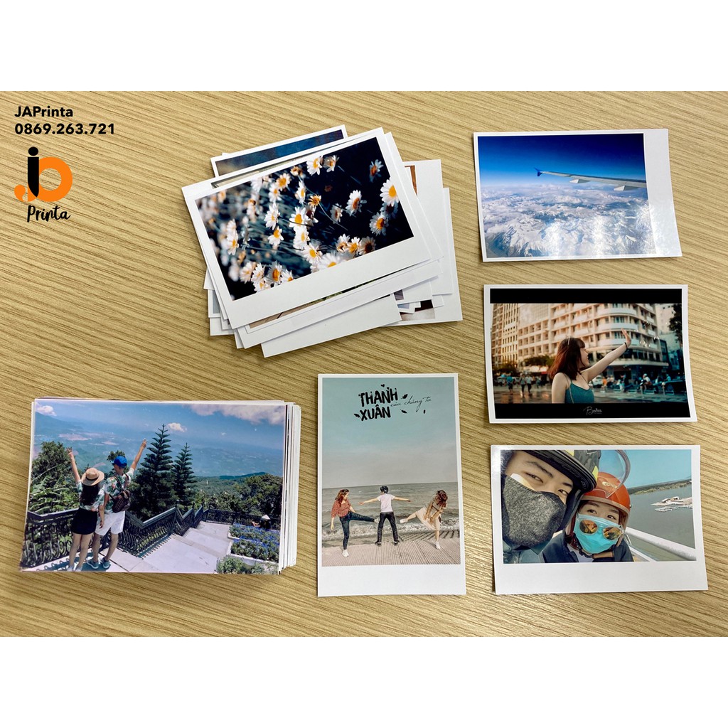 [NOWSHIP] In ảnh 6x9. In ảnh polaroid - Combo 10 hình, in càng nhiều càng rẻ.