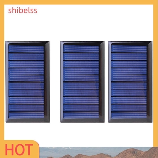 （ʚshibelss）0.3W 5V 60mA Solar Panel Polycrystalline Solar Cell Panel for 3.6V Battery
