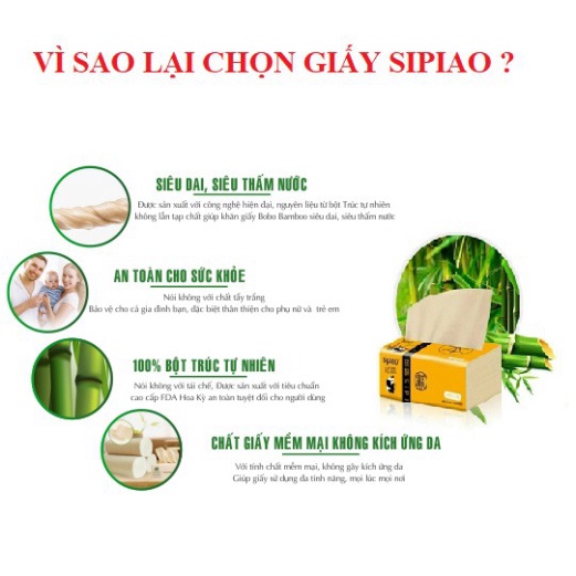 [100% CHÍNH HÃNG] THÙNG 30 GÓI GIẤY ĂN GẤU TRÚC SIPIAO 6021/ 6064 CÔ GÁI NỘI ĐỊA TRUNG