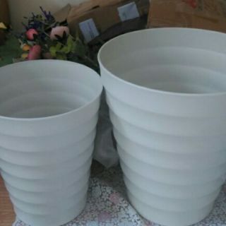 sỉ 10 chậu trắng cao 30cm x25cm