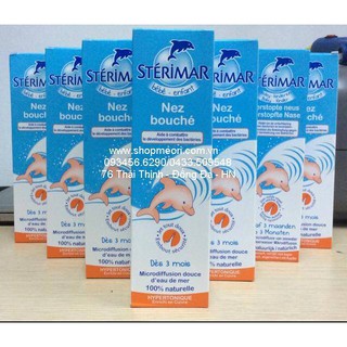 Xịt Muối Biển Sterima 0-3y - Pháp
