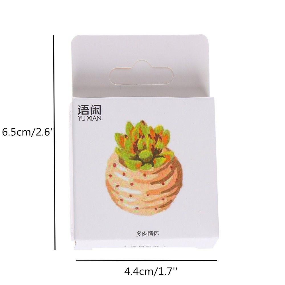 Hộp 50 Sticker Hoạt Hình Dán Trang Trí