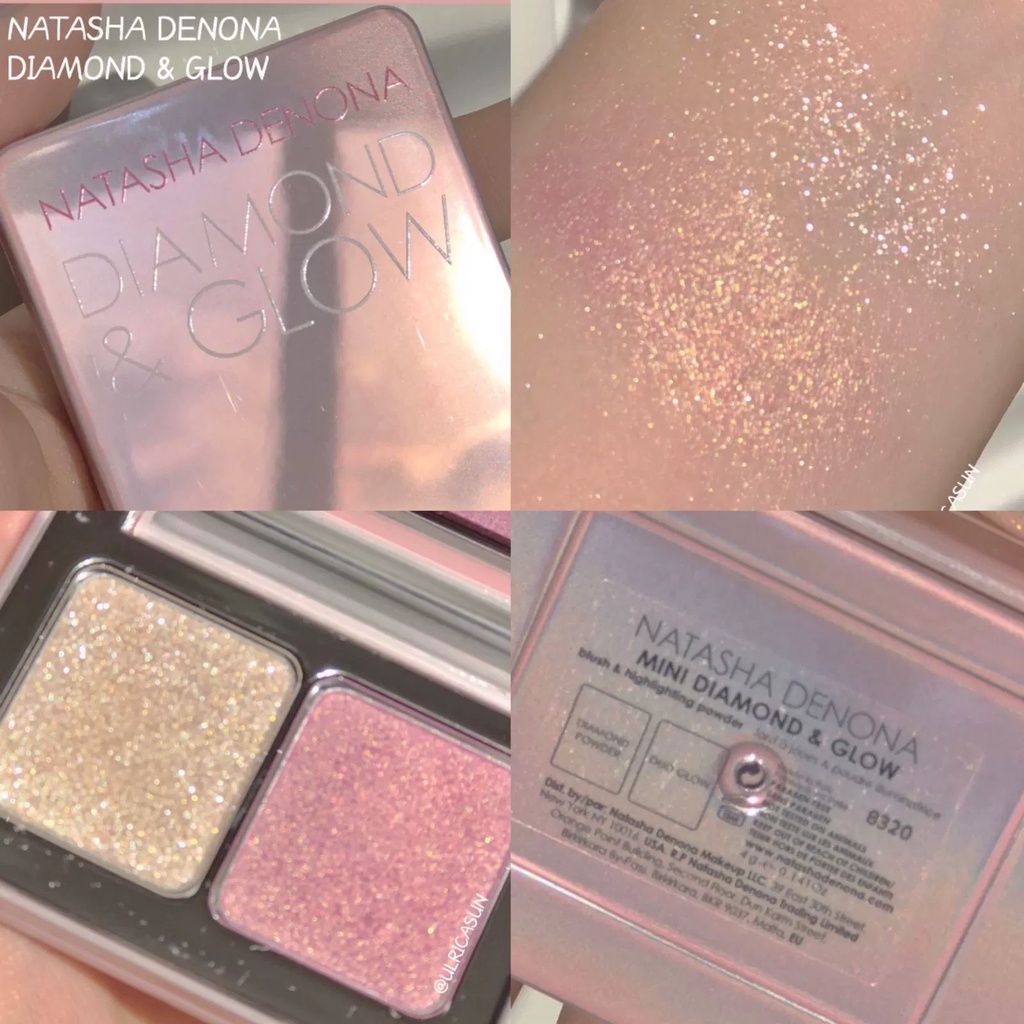 KÍT MÁ HỒNG – BẮT SÁNG NATASHA DENONA MINI DIAMOND &amp; GLOW