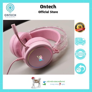 Tai nghe gaming Gnet G09 7.1 Pink Chính hãng bảo hành 12 tháng
