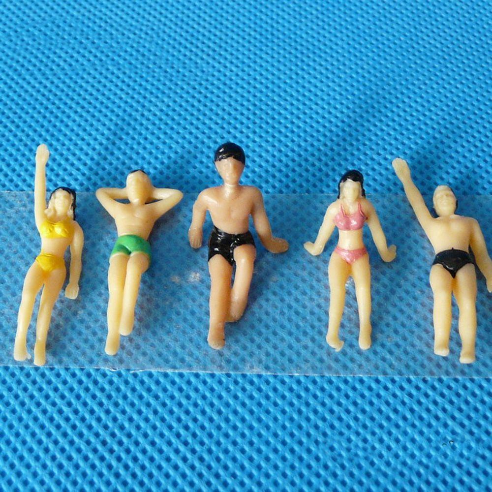 Set 1 / 100 Mô Hình Người Bằng ABS Hỗn Hợp Màu Sắc DIY