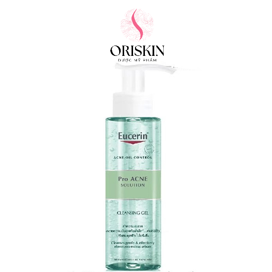 Eucerin - Gel Rửa Mặt Eucerin Cho Da Nhờn Mụn Pro ACNE Solution Cleansing Gel