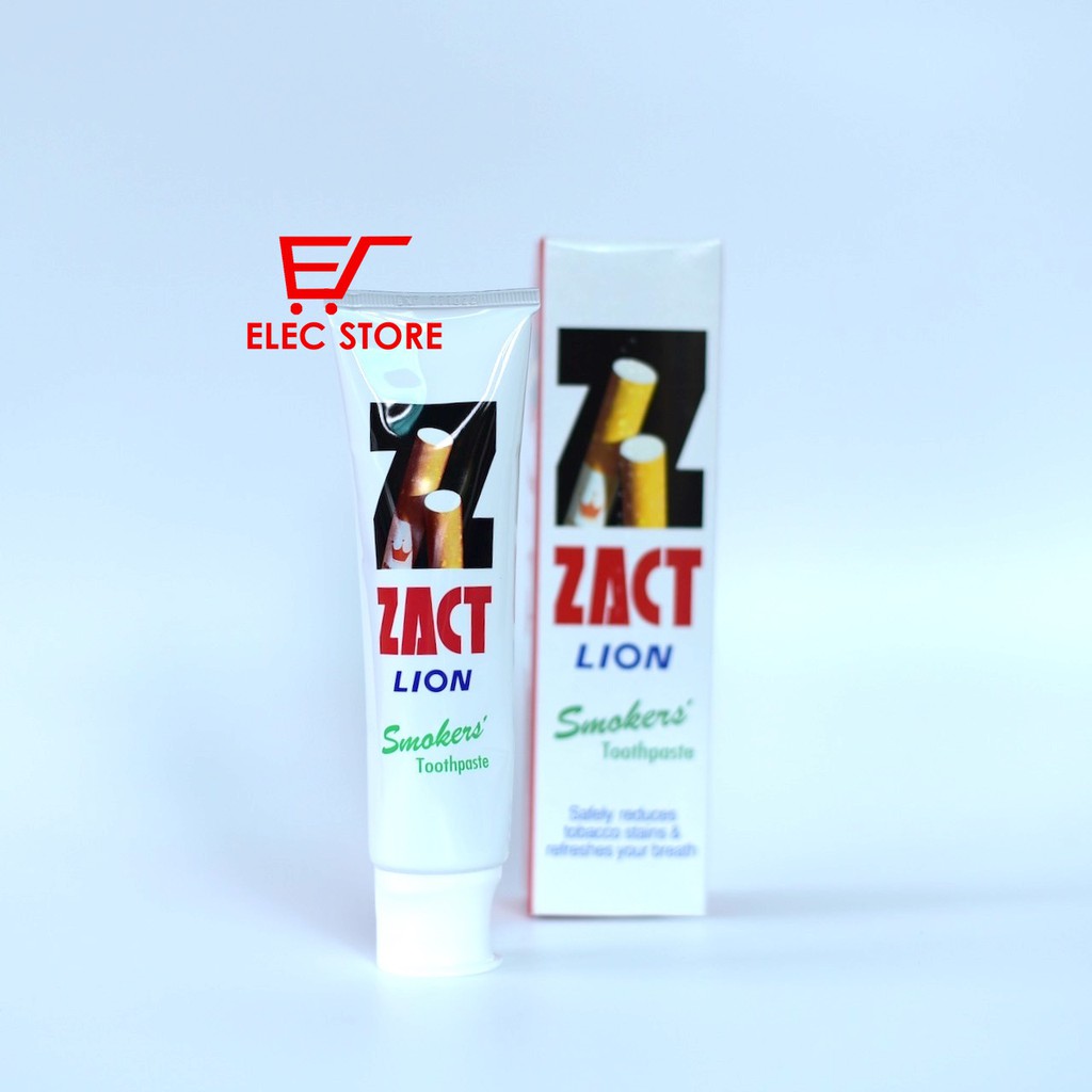 KEM ĐÁNH RĂNG ZACT LION 160g CHO NGƯỜI HÚT THUỐC LÁ