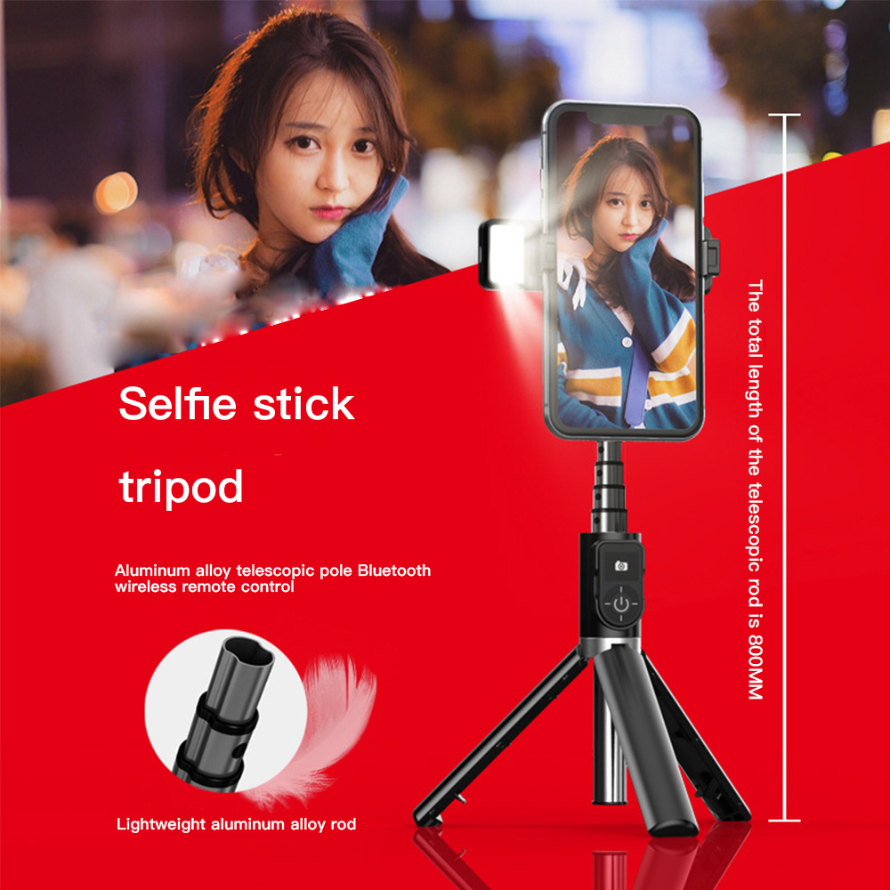 Universal Bluetooth Selfie Stick Tripod Wireless Remote Extendable Foldable Handheld Selfie-Stick