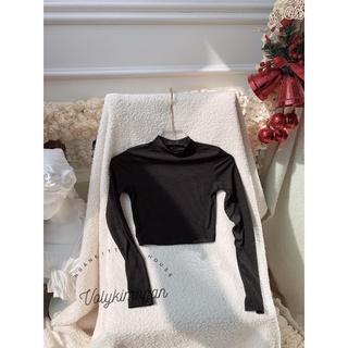 Áo croptop cổ trụ TD