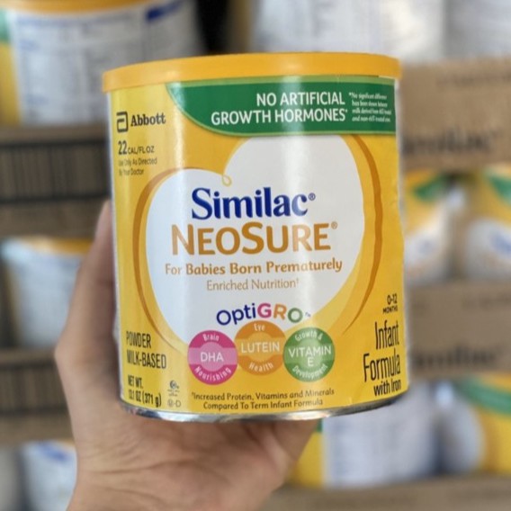 Sữa Bột Mỹ Similac Neosure Cho Trẻ Thiếu Tháng Từ 0-12 Tháng - 371g Mỹ