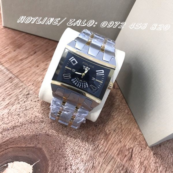 Đồng Hồ Nam POLICE Mặt Vuông 40mm Cá Tính