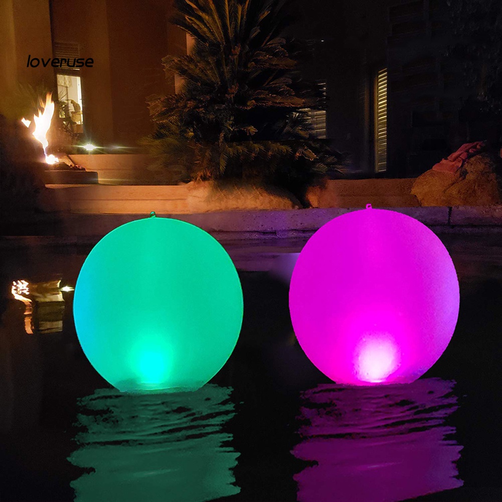 Bong bóng đèn LED PVC điều khiển từ xa trang trí Bể bơi/bãi biển
