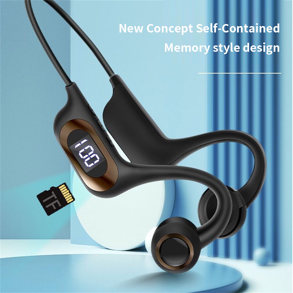 Tai Nghe Không Dây Thế Hệ Thứ Hai Không Dây Màn Hình Kỹ Thuật Số Bluetooth V5.3 Dẫn Truyền Xương Akz-g3 Âm Thanh Nổi Hifi Hỗ Trợ Thẻ Nhớ Flash12_vn