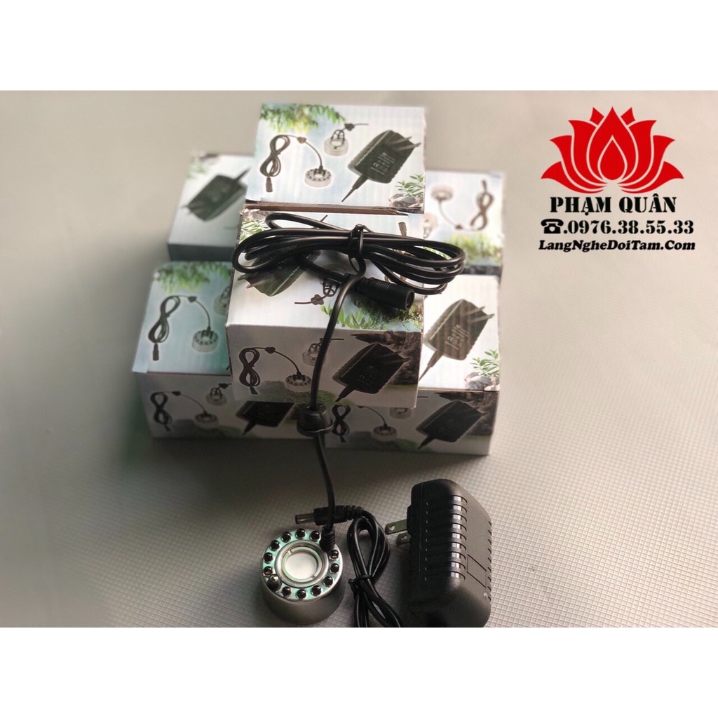 Máy tạo khói có đèn, máy phun khói dùng cho tiểu cảnh, spa dưỡng sinh, non bộ