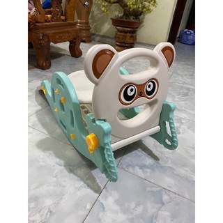 Cầu trượt/ bập bênh Gấu cho bé (quà tặng Moony)