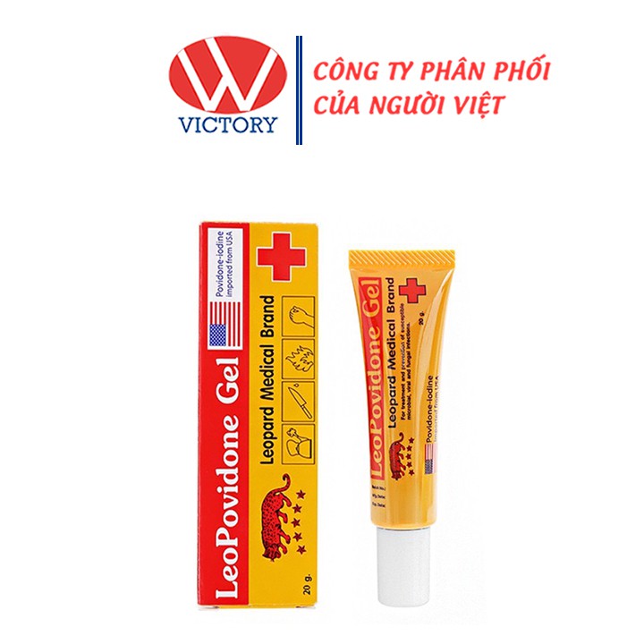 Gel LeoPovidone hỗ trợ BỎNG (THÁI LAN 20g) - Victory Pharmacy