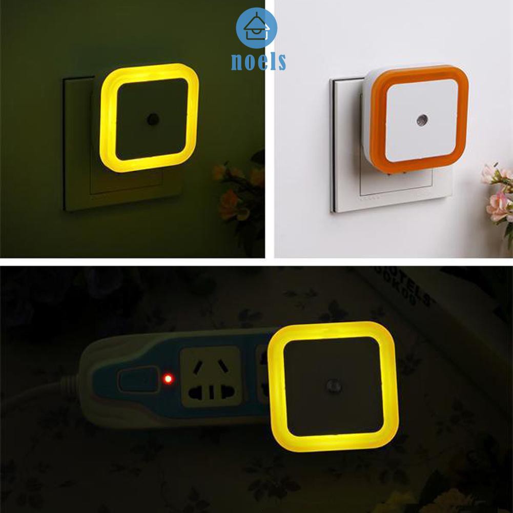 Đèn ngủ mini hình vuông thiết kế bóng LED cảm biến chuyển động