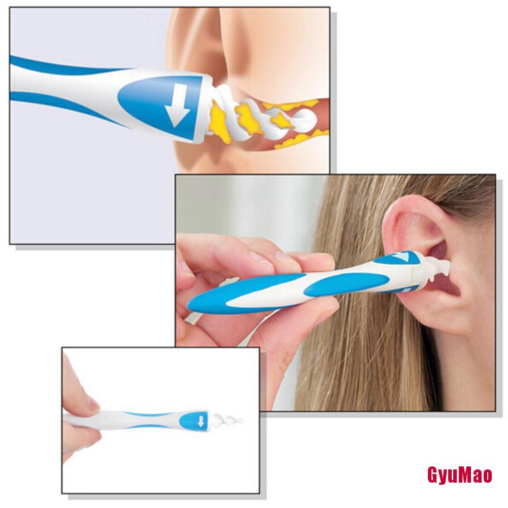 Dụng Cụ Lấy Ráy Tai Đầu Mềm Với Đầu Hút Xoắn Ốc Thay Thế An Toàn Cho Tai